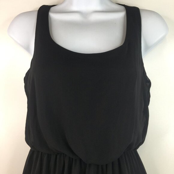 Lush Sheer Overlay Lined Sheer Black Dress Size XS - Picture 3 of 11